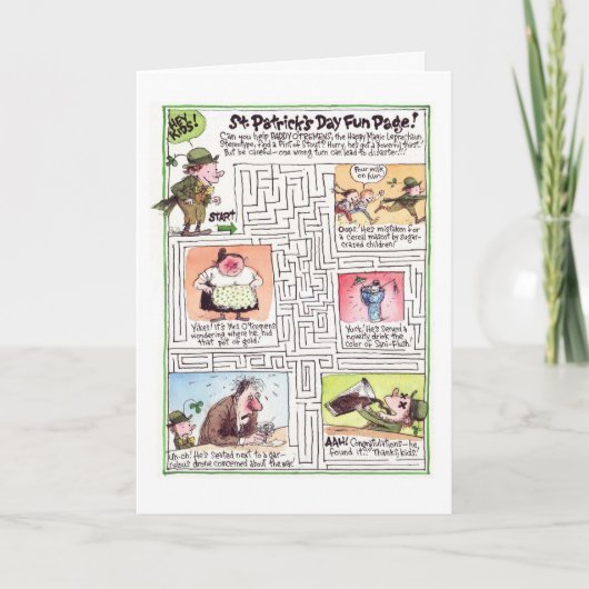 St.Patrick de Kaart van de Dag (Voorkant)