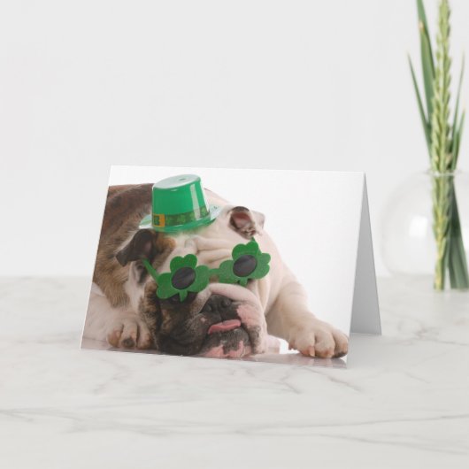 St. Patrick de Kaart van de Hond van de Dag (Voorkant)