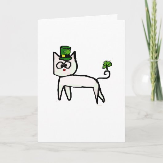 St. Patrick de Kaart van de Kat van de Dag (Voorkant)