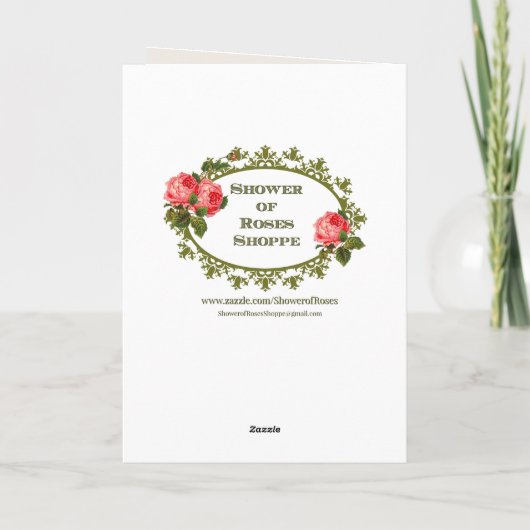 St. Patrick de Kaart w/angel van de Dag & vers (Achterkant)