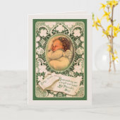 St. Patrick de Kaart w/angel van de Dag & vers (Gele Bloem)