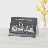 St. Patrick de Nasleep van de Dag Kaart (Gele Bloem)