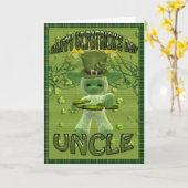 St Patrick de Oom van de Dag Kaart (Gele Bloem)