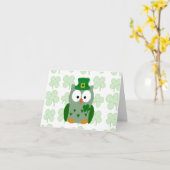 St. Patrick de Uil van de Dag Kaart (Gele Bloem)