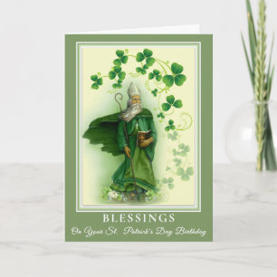 St. Patrick de Verjaardag van de Dag Kaart