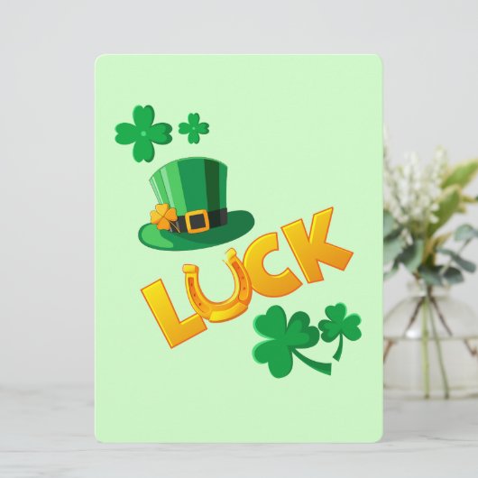 ST PATRICK DESIGN FEESTDAGENKAART (Staand voorkant)