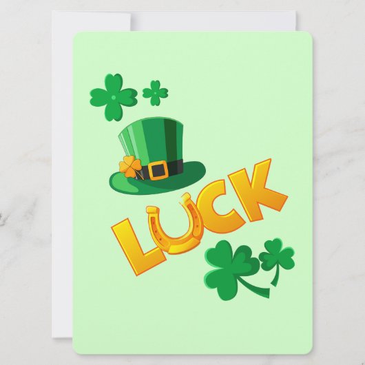 ST PATRICK DESIGN FEESTDAGENKAART (Voorkant)