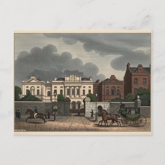 St. Patrick Dun's Hospital in Dublin, Ireland 1835 Briefkaart (Voorkant)