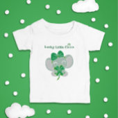 St Patrick Elephant Green Clover Rainbow Birthday