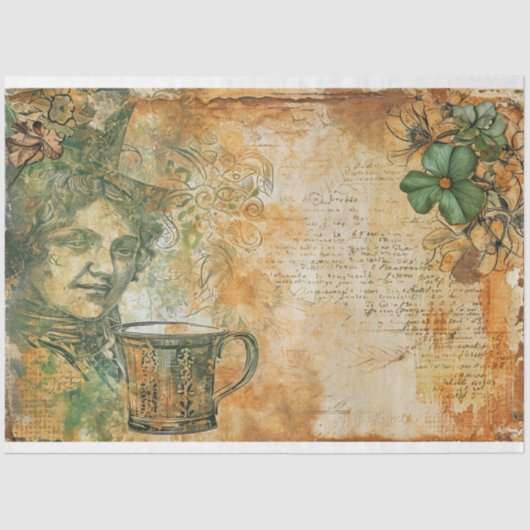 St. Patrick Emerald Delight Koffie Ephemera Tissuepapier (Voorkant)