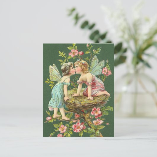 St. Patrick  Fairies Briefkaart (Staand voorkant)