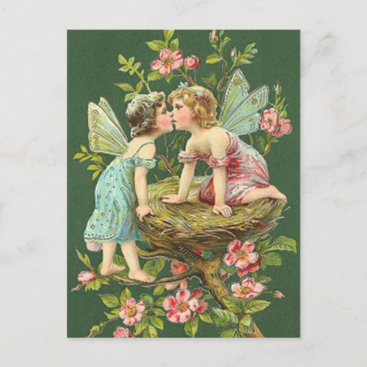 St. Patrick  Fairies Briefkaart (Voorkant)