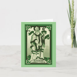 St. Patrick Folded Holiday Kaart