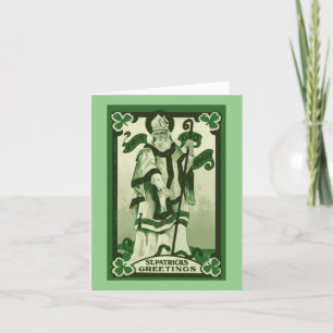 St. Patrick Folded Holiday Kaart