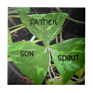 St. Patrick gebruikte een shamrock Tegeltje