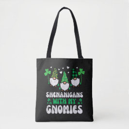 St. Patrick-gedoe met Gnomies Dwergen Tote Bag