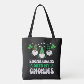 St. Patrick-gedoe met Gnomies Dwergen Tote Bag (Achterkant)