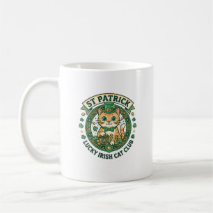 St. Patrick Geluks Ierse Kat Lieve Kat T-Shirt Ont Koffiemok