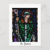 St. Patrick Glas in lood Briefkaart (Voorkant)