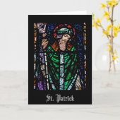 St. Patrick Glas in lood Kaart (Gele Bloem)