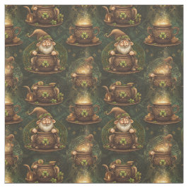 St. Patrick Gnome Pot van Gold Pattern Stof