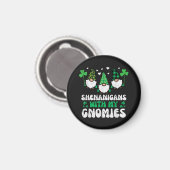 St. Patrick-grappspelen met Gnomies Dwergen Magneet (Voorkant / Achterkant)