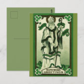  St Patrick Groeten Briefkaart (Voorkant / Achterkant)