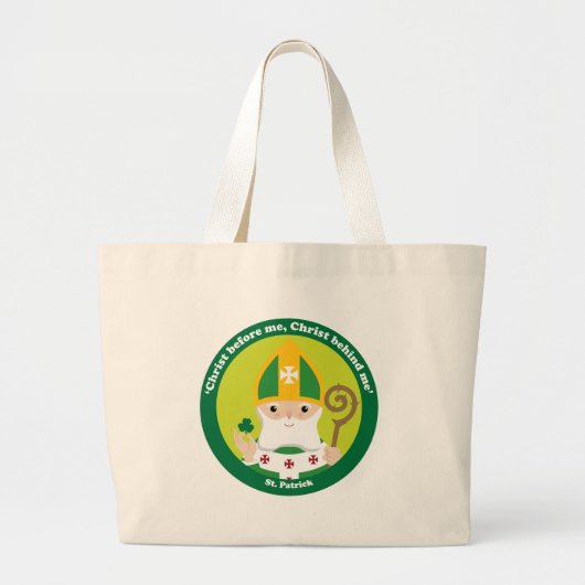 St. Patrick Grote Tote Bag (Voorkant)