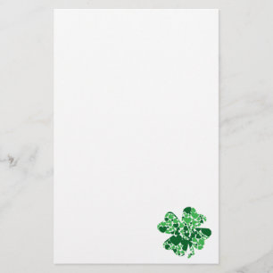 St. Patrick het Briefpapier van de Klaver van de