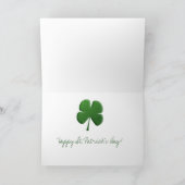 St. Patrick het Wenskaart van de Dag Kaart (Binnen)
