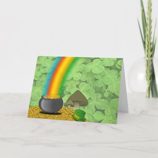 St. Patrick het Wenskaart van de Dag Kaart (Voorkant)