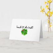 St. Patrick het Wenskaart van de Dag Kaart (Gele Bloem)