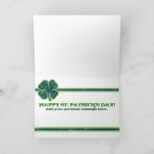 St. Patrick het Wenskaart van de Klaver 2017 van Kaart (Binnen)