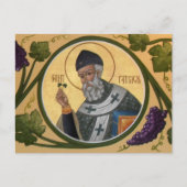 St. Patrick Icon Prayer Card Briefkaart (Voorkant)