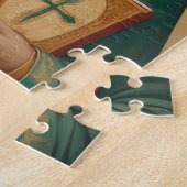 St Patrick Icon Puzzel - Katholiek Orthodoxe Jigsa (Zijkant)