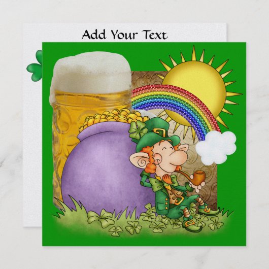 St. Patrick Invite - SRF Kaart (Voorkant / Achterkant)