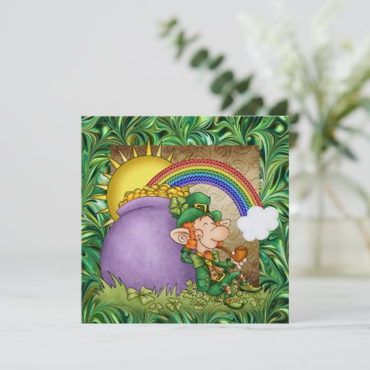 St. Patrick Invite - SRF Kaart (Staand voorkant)