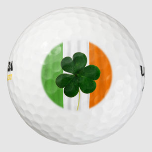 St. Patrick Ireland Shamrock Clover Irish Flag Golfballen