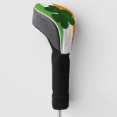 St. Patrick Ireland Shamrock Clover Irish Flag Golfheadcover (Schuin)