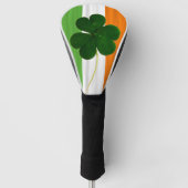 St. Patrick Ireland Shamrock Clover Irish Flag Golfheadcover (Voorkant)