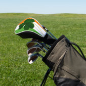 St. Patrick Ireland Shamrock Clover Irish Flag Golfheadcover (Insitu)