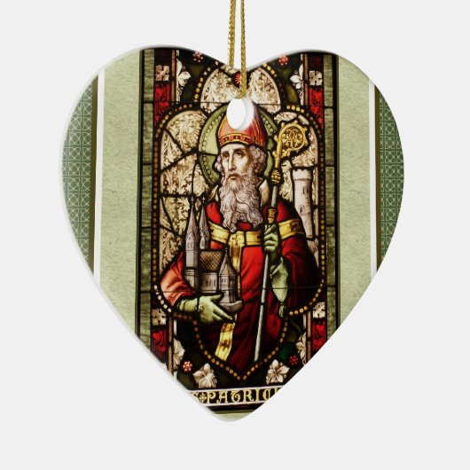 St. Patrick Irish Blessing Heart Ornament (Rechts)