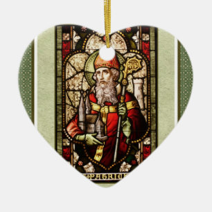 St. Patrick Irish Blessing Heart Ornament