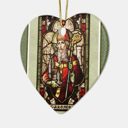 St. Patrick Irish Blessing Heart Ornament (Links)