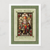 St. Patrick Irish Blessings Digital Art Briefkaart (Voorkant)