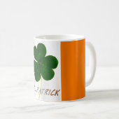 St. Patrick Irish Flag Shamrock Clover Mok Ierland (Voorkant rechts)