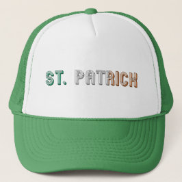 St. Patrick Irish Flag Typography Ireland Funny Trucker Pet