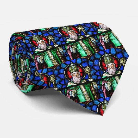 St. Patrick Irish Glas in lood Stropdas (Opgerold)