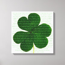 St. Patrick Irish Poem The Deer's Cry Shamrock