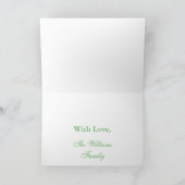 St. Patrick Irish Poem The Deer's Cry Shamrock Kaart (Binnen)